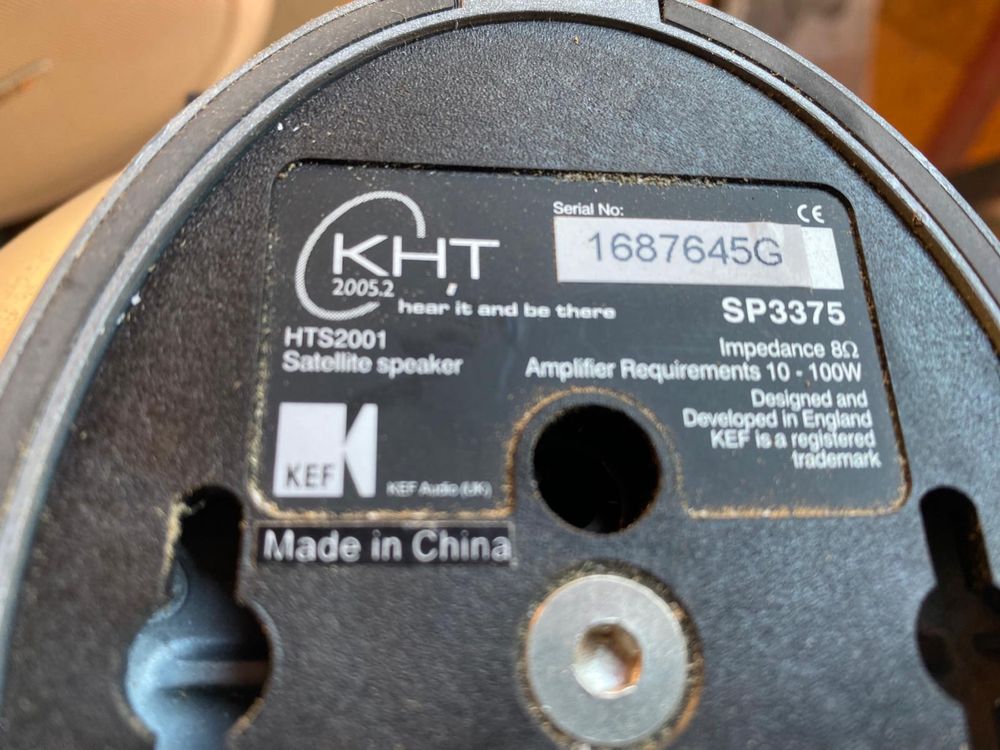 Colunas KEF HTS2001 (pack)