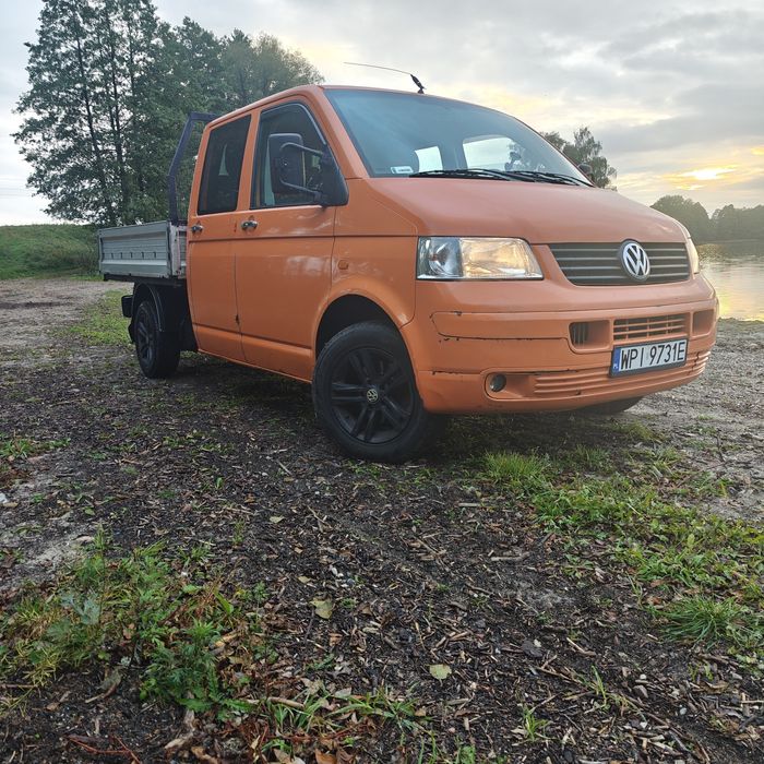 Volkswagen Transporter T5 Doka 1.9 6 osób Hak klima