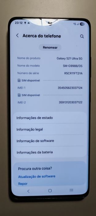 Samsung Galaxy s21 Ultra