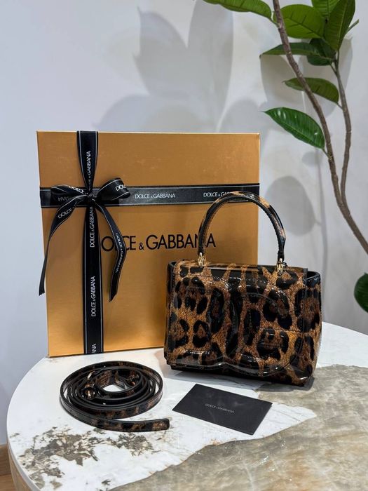 Сумка D&G Dolce & Gabbana шкіра леопард люкс 1:1