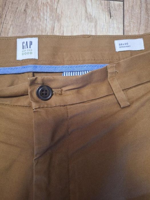 Брюки штани чинос чоловічі Gap Straight Stretch, розмір 38/30