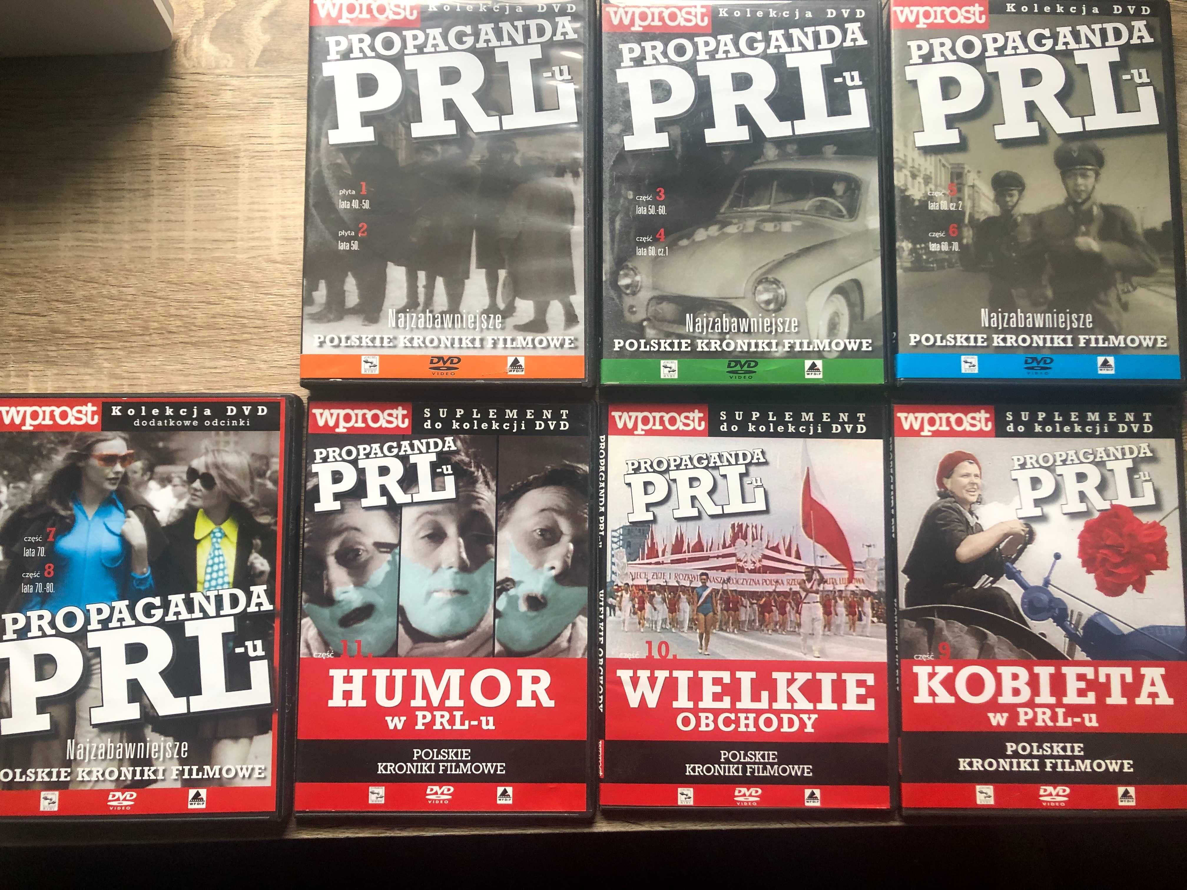 Wprost Propaganda PRL-u kolekcja DVD 11 części zestaw