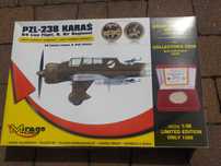 Mirage  1/48 PZL-23B Karaś  Limitowany z moneta