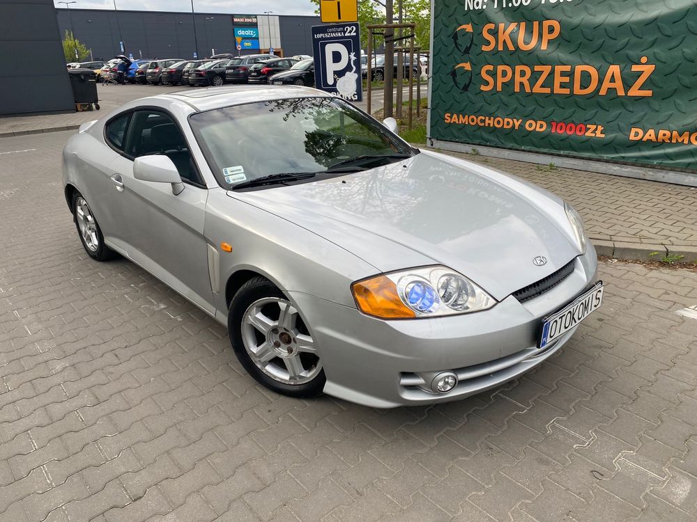 Hyundai Coupe 2.0 LPG 2004 rok alufelgi klima skóra szyberdach