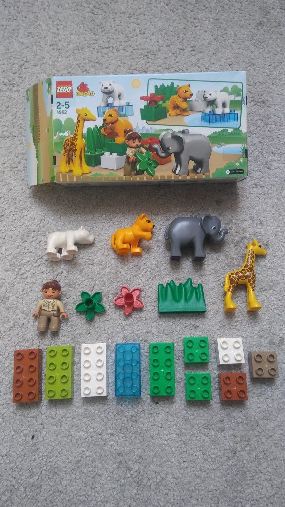 Kompletny zestaw Lego Duplo 4962 Małe Zoo