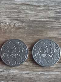 2 Sztuki. Moneta 50gr. Z 1923r