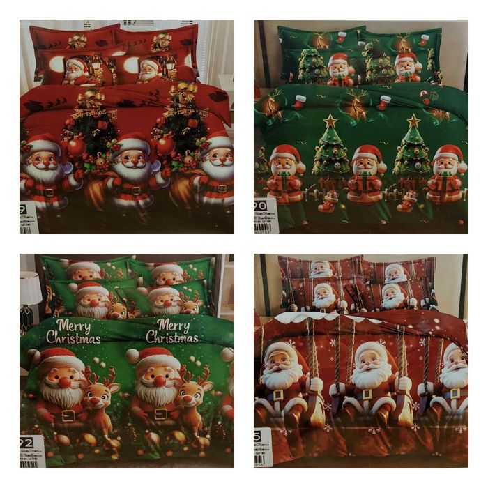 Pościel świąteczna 200x220 Prezent na Mikołajki Boże Narodzenie