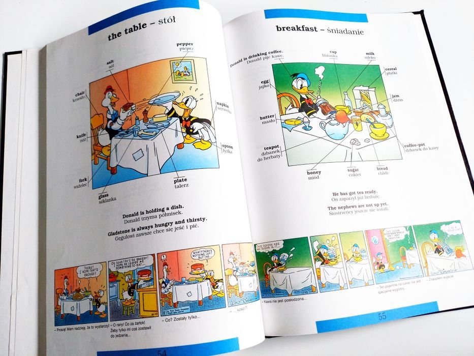 Walt disney angielski z waltem Disneyem ilustrowany słownik dla dzieci