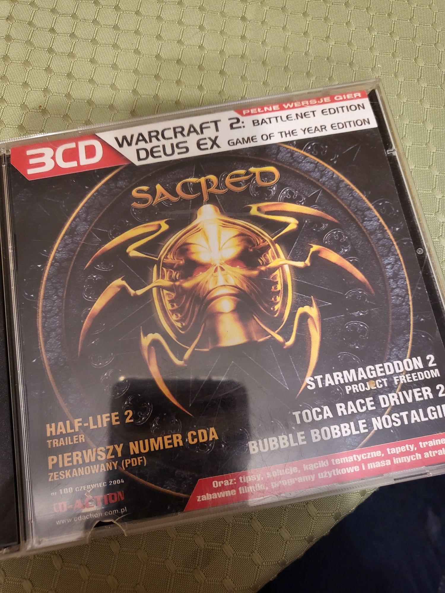 Warcraft 2 II Deus Ex gry PC