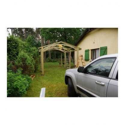 Konstrukcja wiaty garażowej jednostanowiskowa Alaska 1