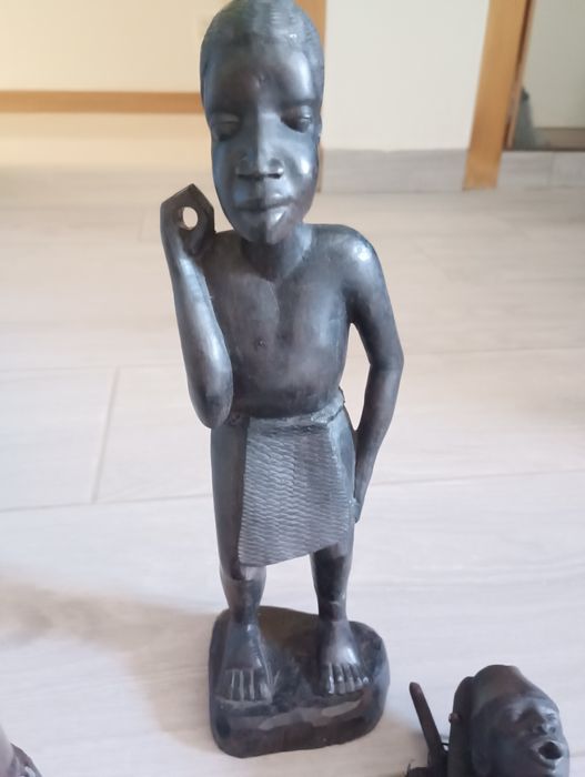 Escultura em pau preto ( com mais de 50 anos )