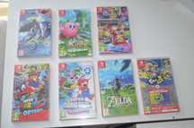 Nintendo switch - zestaw 7 gier.