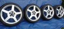 Felgi Koła Aluminiowe MERCEDES AMG 215/40/R18 HANKOOK 6mm 5x112 W169