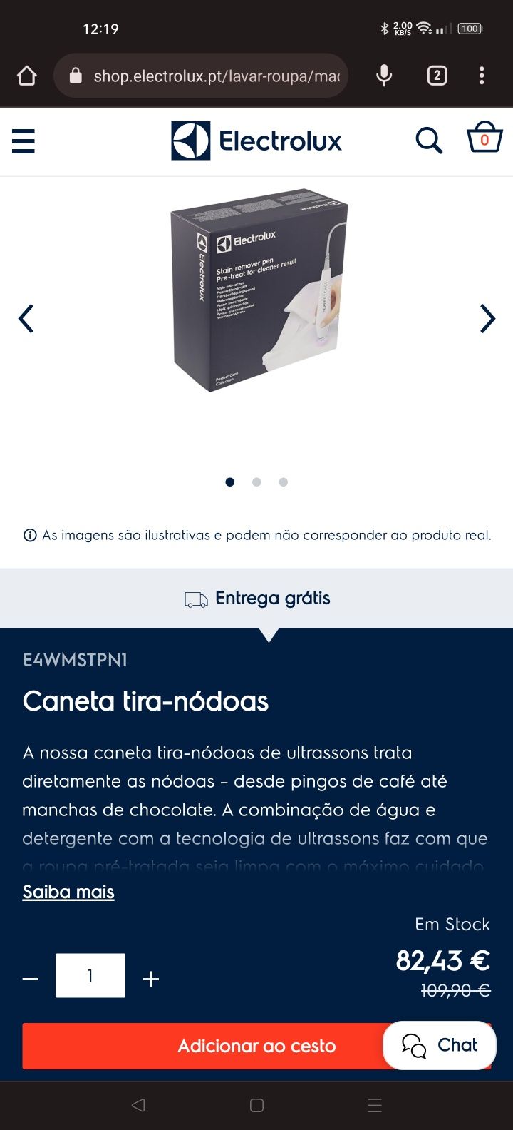 Electrolux Caneta Tira Nódoas