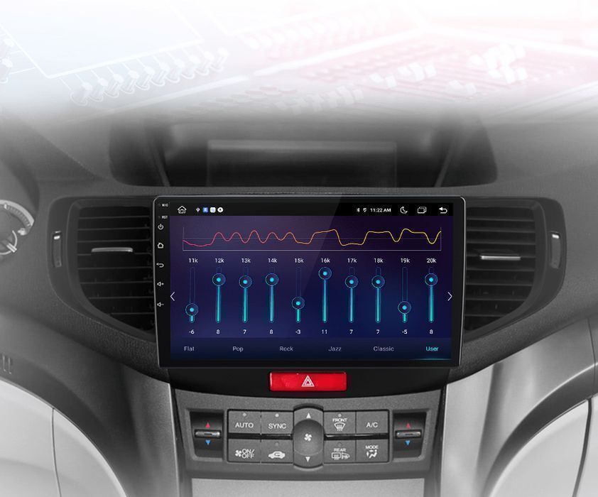 Radio nawigacja Honda Accord 8 2008 - 2012 Android Carplay 6GB 128GB B