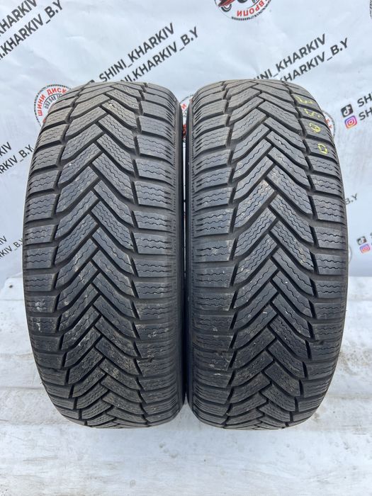 2шт 205/55R16 Michelin Alpin 6, СКЛАД Б/У РЕЗИНЫ