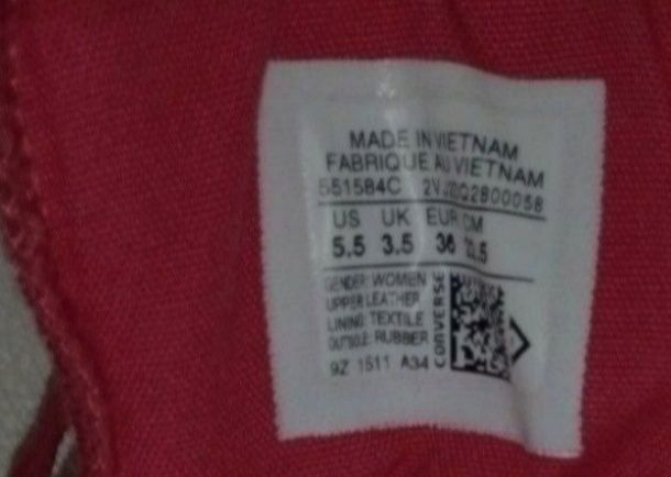 Converse All Star нові хайтопи кросівки натуральна шкіра р.36