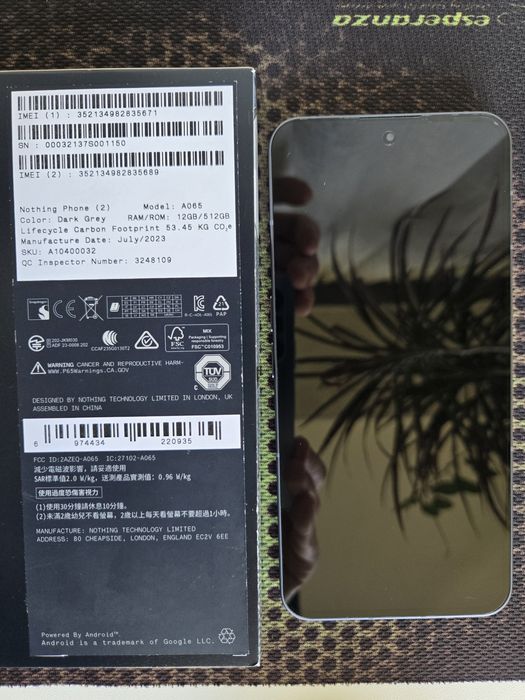 Notning phone 2 (12/512Гб)+2 чохла у подарунок (стан нового!)