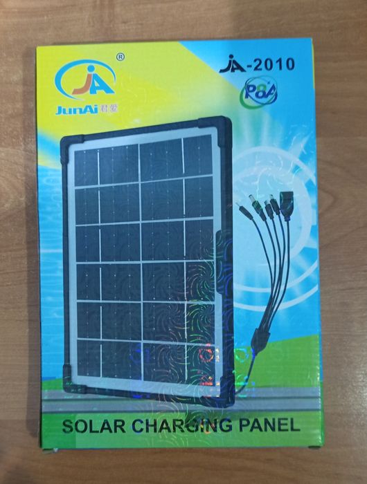 Ładowarka z panelem słonecznym 4v1 6V 8W Junai JA-2010