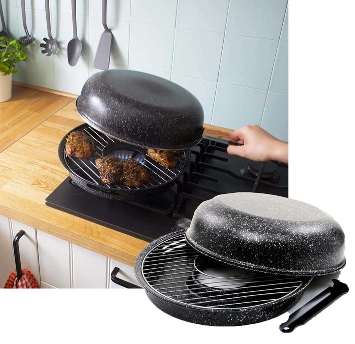 Сковорода гриль газ Benson BN-803 антипригарне покриття, для смаження