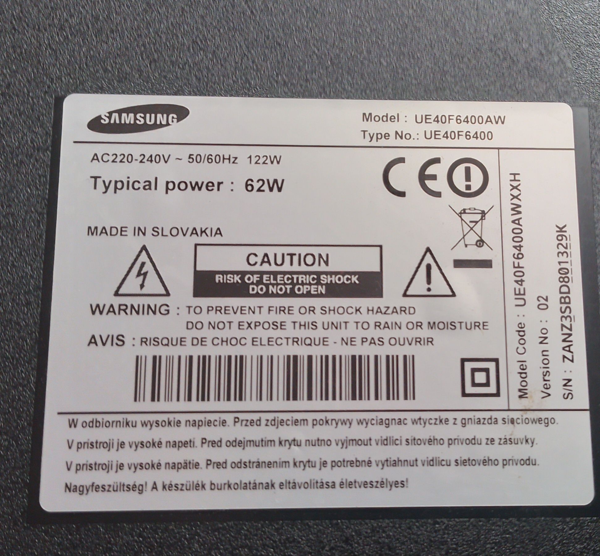 Telewizor Samsung 40'