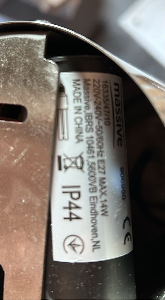 Zewnetrzny Słupek oświetleniowy okrągły Philips E27 40,7 cm srebrny