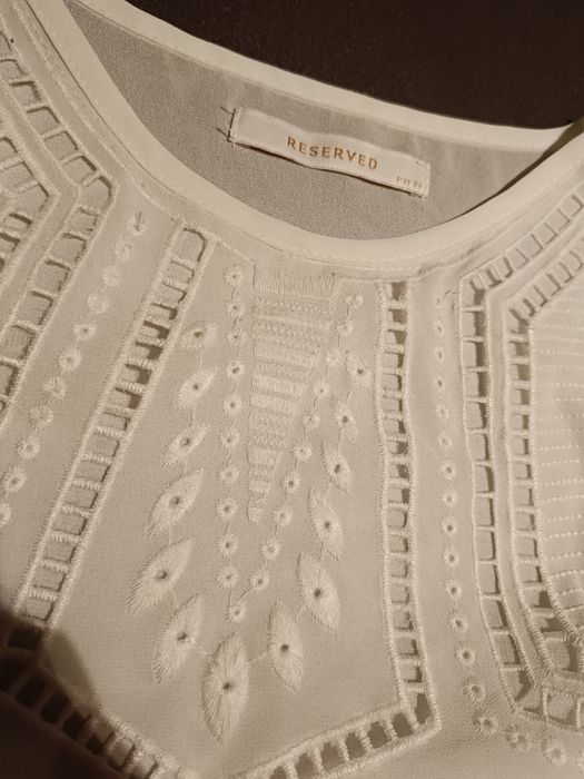 Bluzka z haftem Reserved 34 xxs