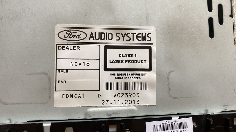 Radio Ford 6000CD