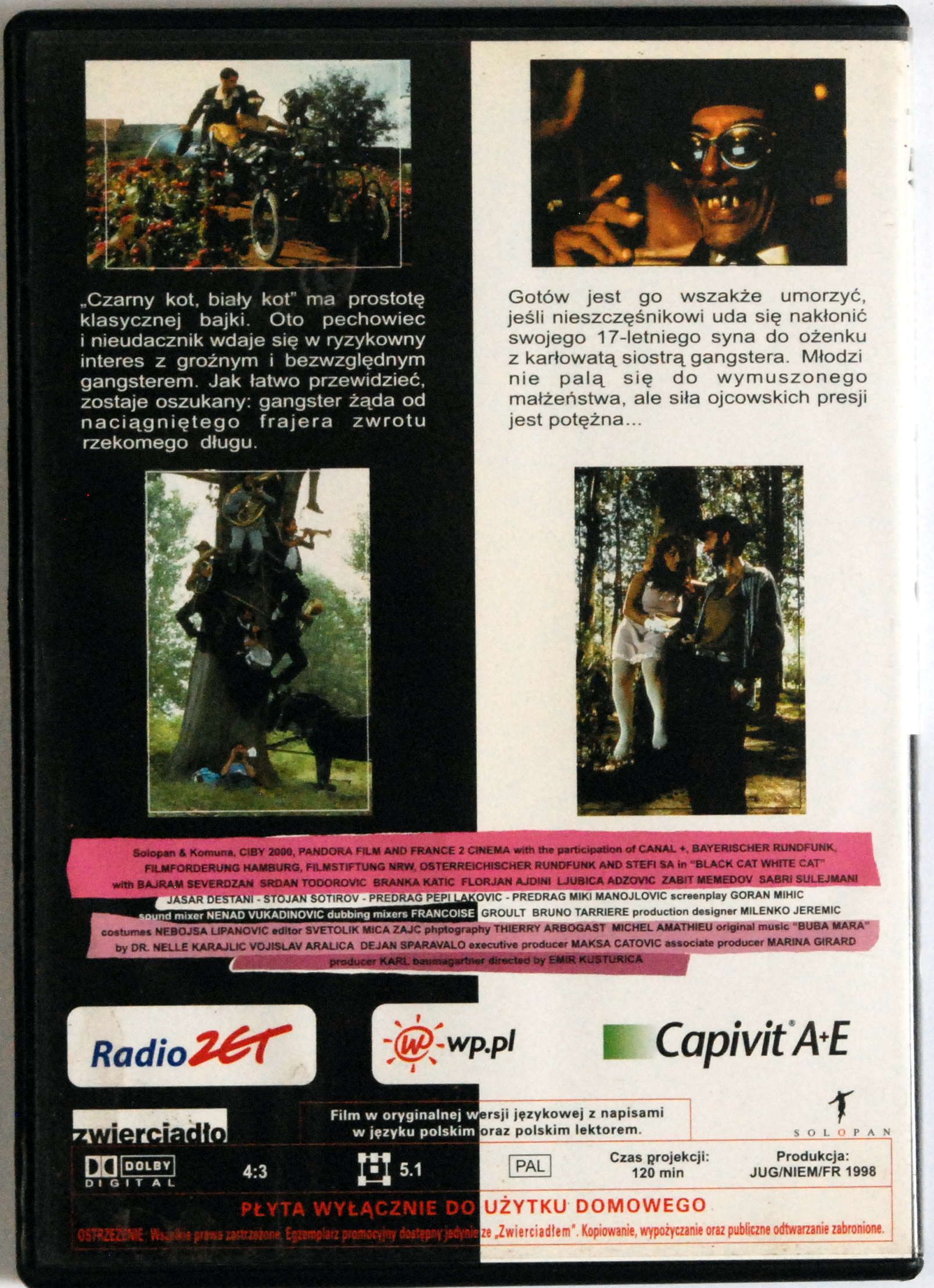 DVD Czarny Kot Biały Kot