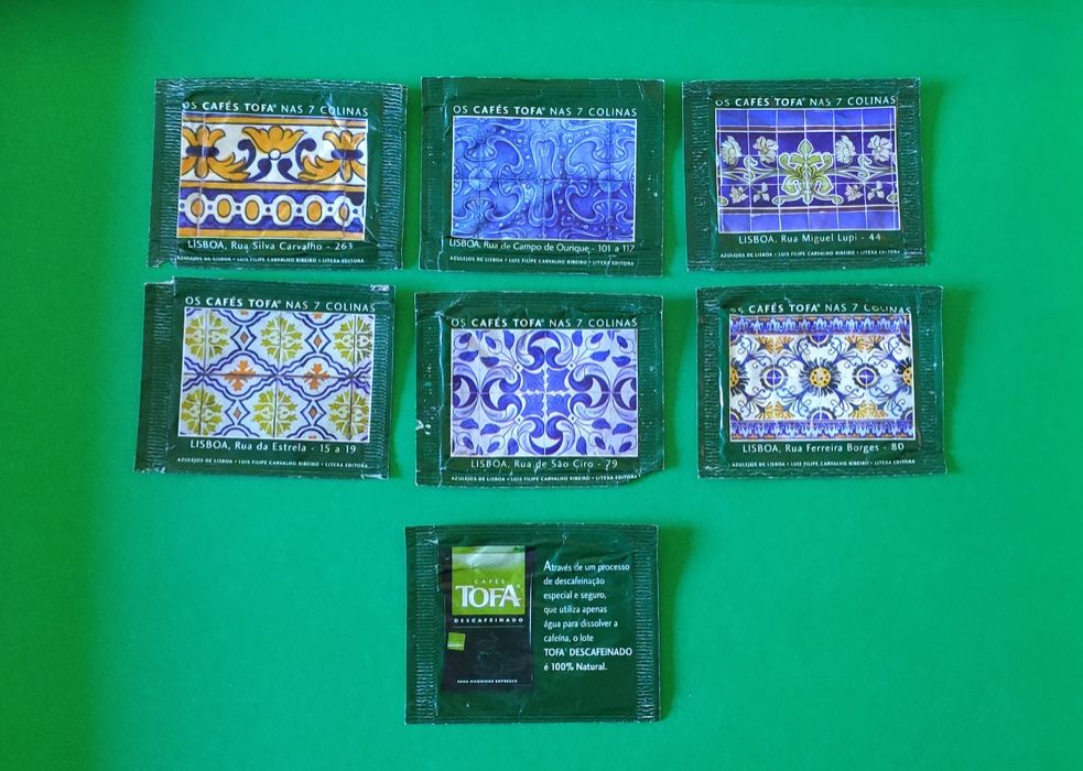 Colecção pacotes de açúcar Azulejos de Lisboa II - Tofa