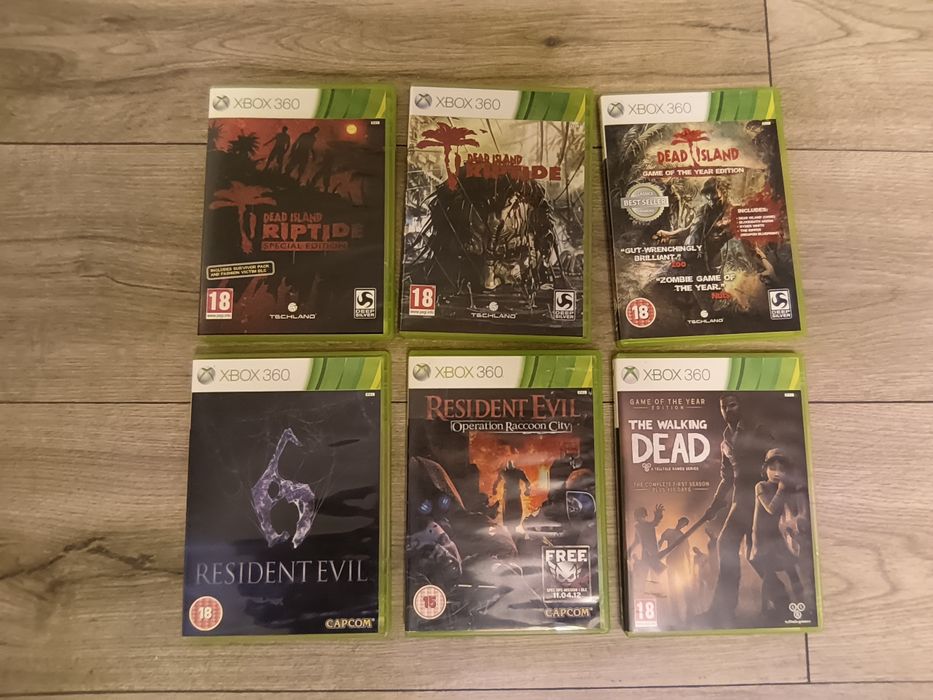 Xbox 360 zestaw wielu Gier