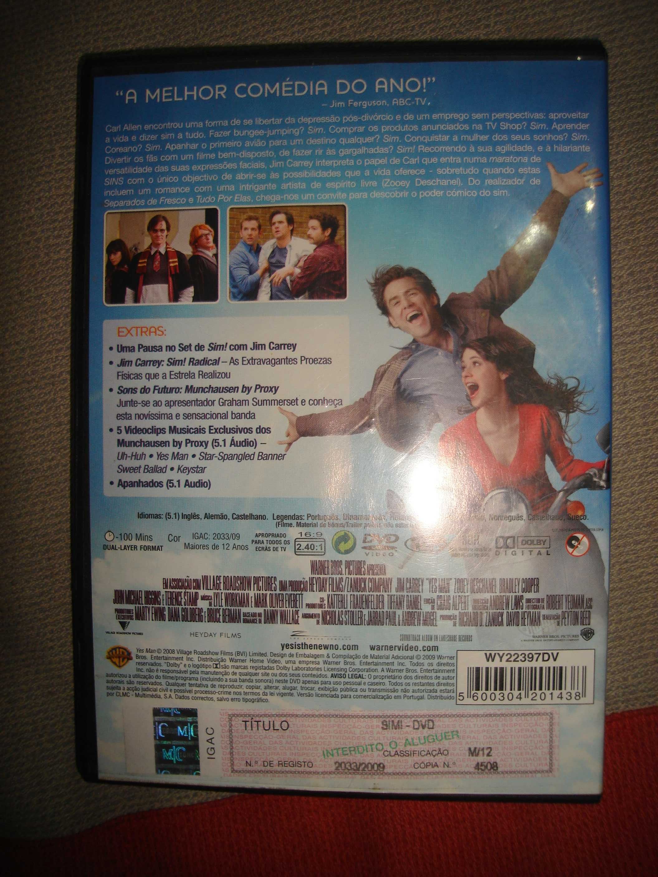 Filme SIM Yes dvd