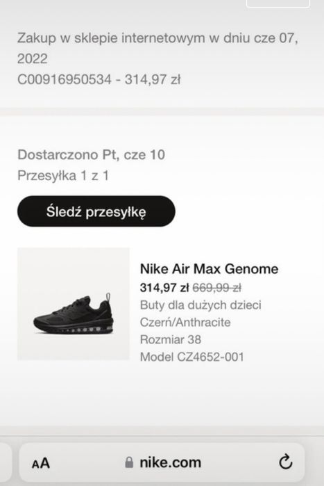 Buty Nike Air Max klasyczne rozm 38