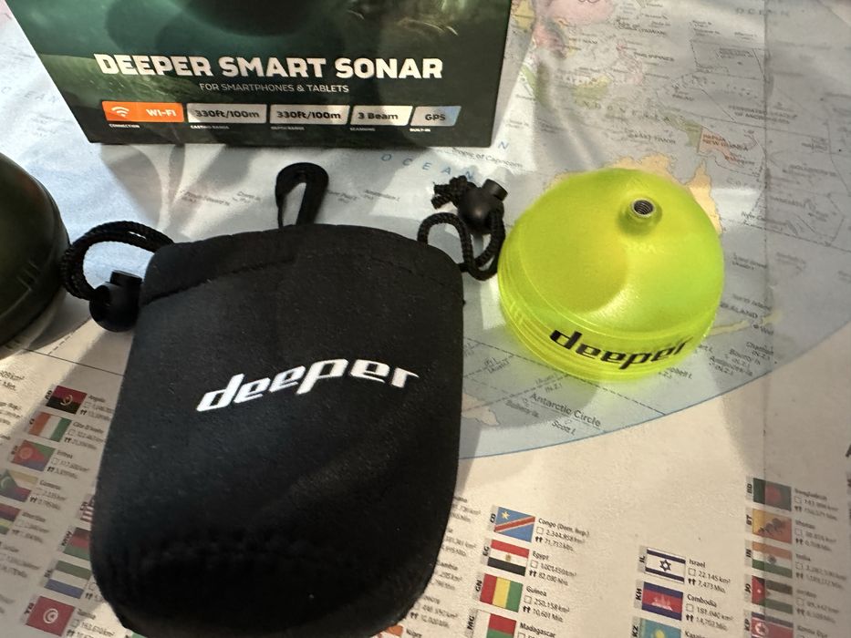 Echosonda Deeper Chirp+ z dodatkami- stan idealny