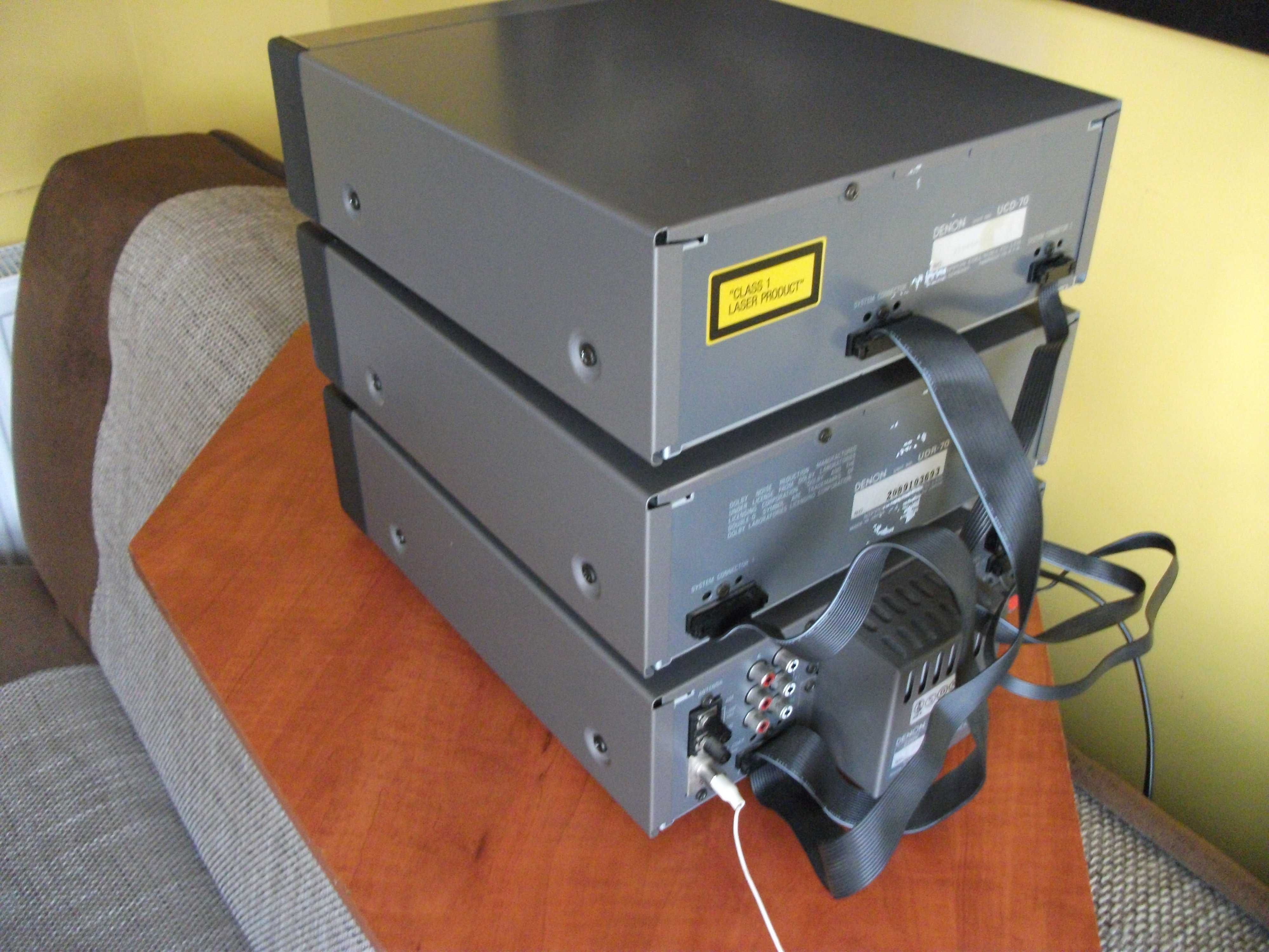 wieża denon amplituner udera 70 deck udr 70 cd  ucd 70 odtwarzacz
