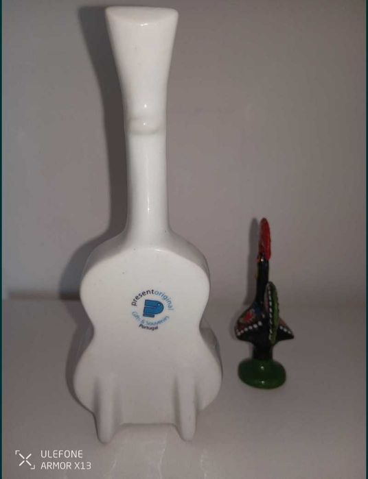 Galo Barcelos 7cm Guitarra Barcelos 13,5cm