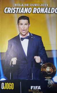 poster de Cristiano Ronaldo Bola de ouro 2014