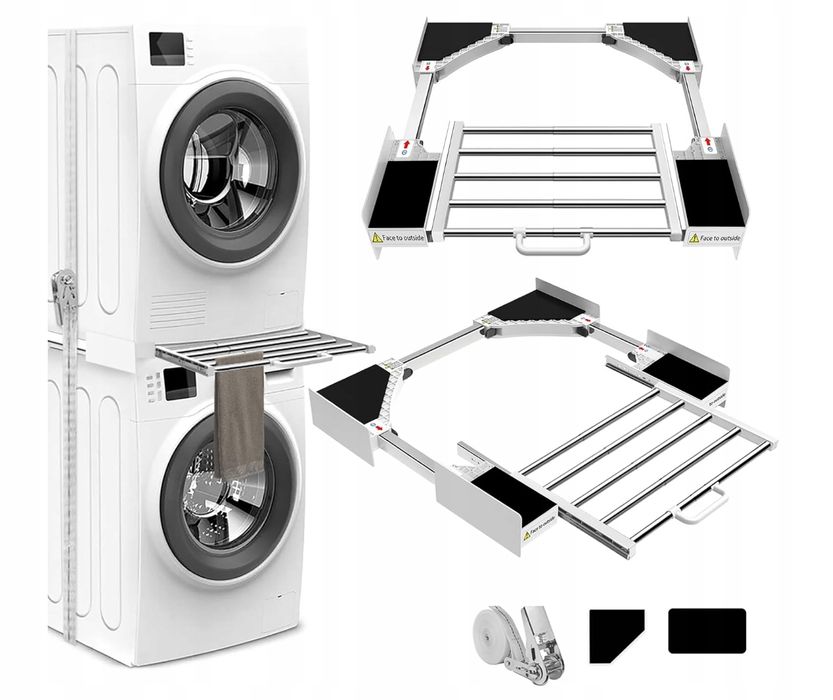 Niuxx Środkowy Zestaw Pralki I Suszarki 53-68 Cm Uszkodzony