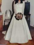 Vestido de noiva de manga comprida