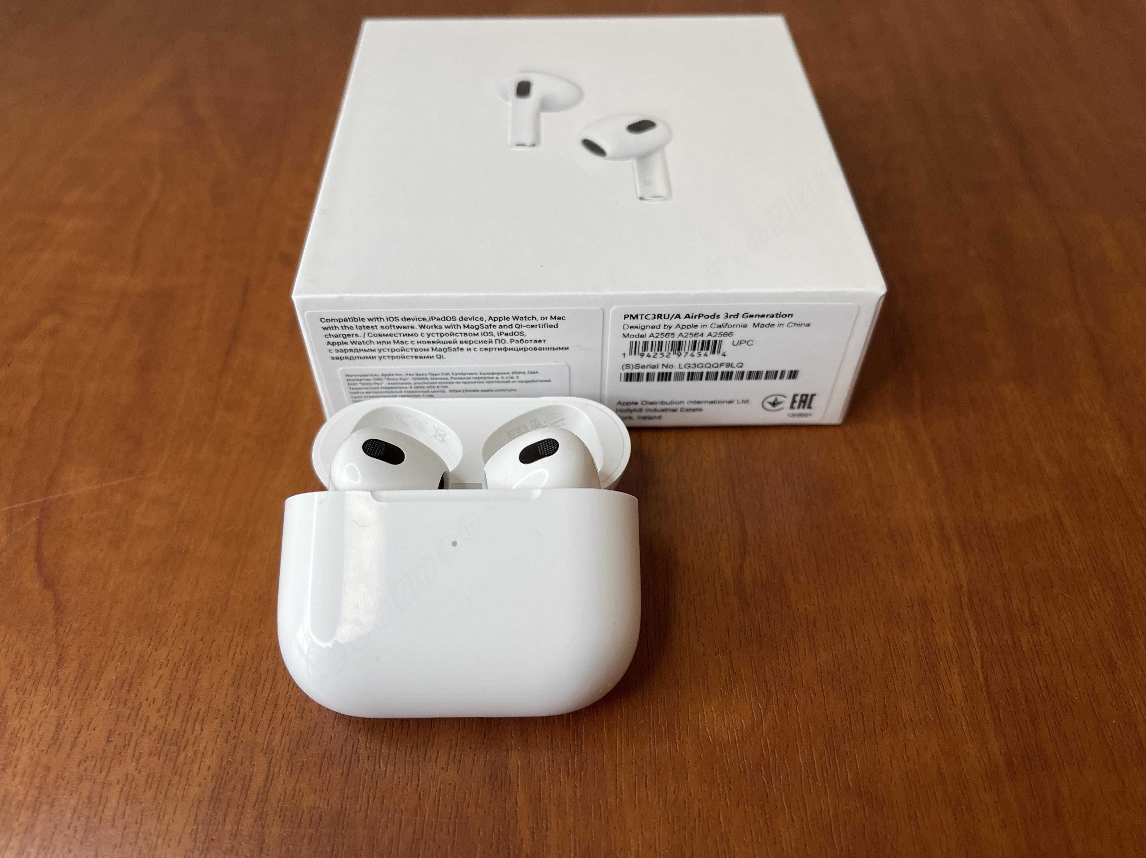 Безпровідні Airpods 3 Відмінної якості на ринку. Чіп - Airoha