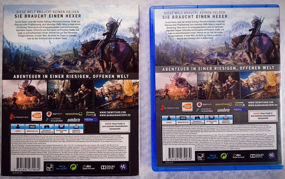 Wiedźmin 3 Dziki Gon PL Dubbing PS4 | The Witcher | Soundtrack | Mapa