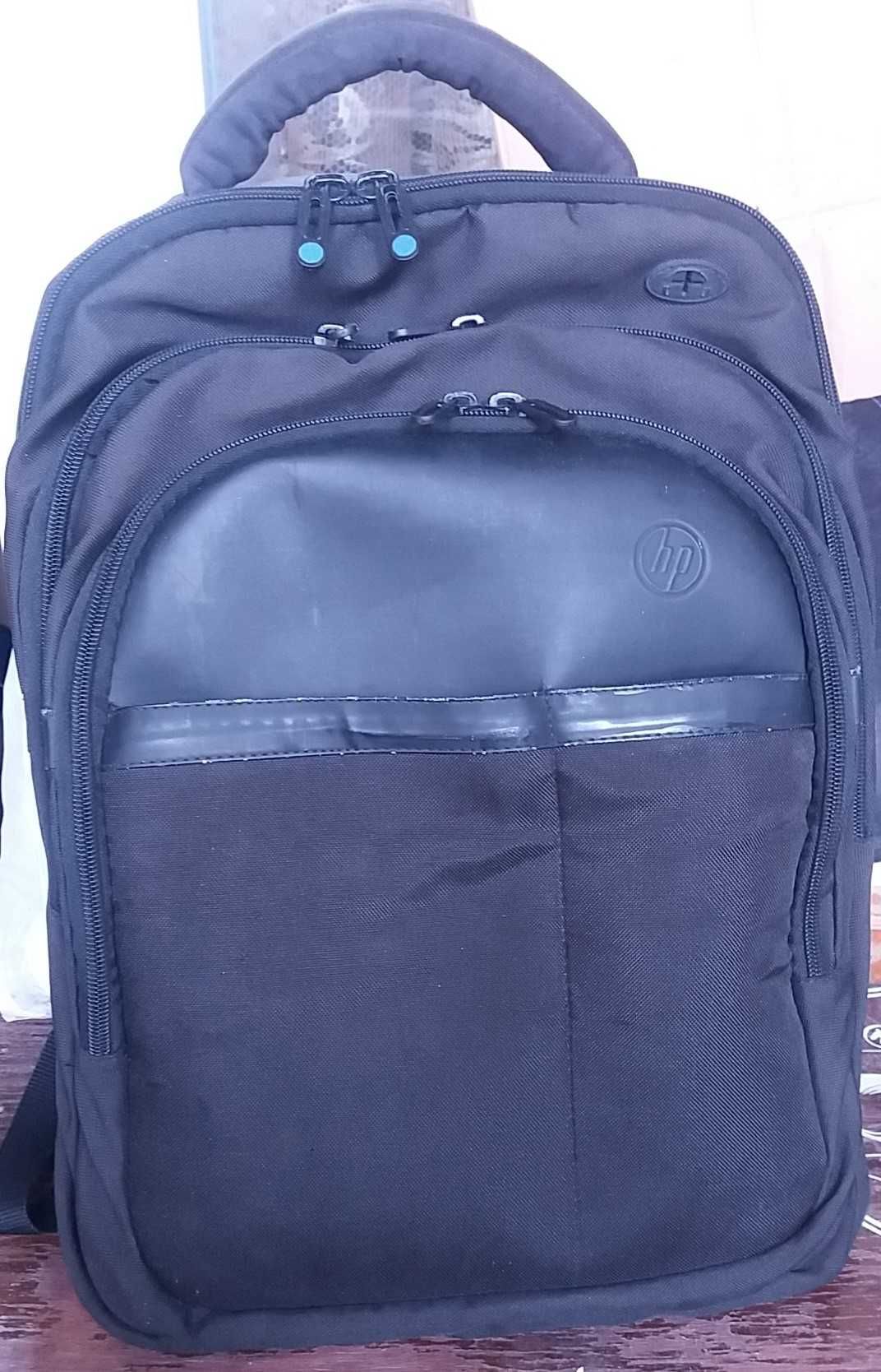 HP фирменный ноутбук рюкзак с множеством отделений и карманов