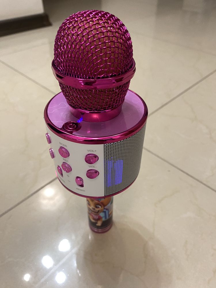 Mikrofon z głośnikiem Bluetooth Psi Patrol - Skye