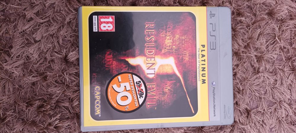 Jogo original Resident Evil 5 para PS3
