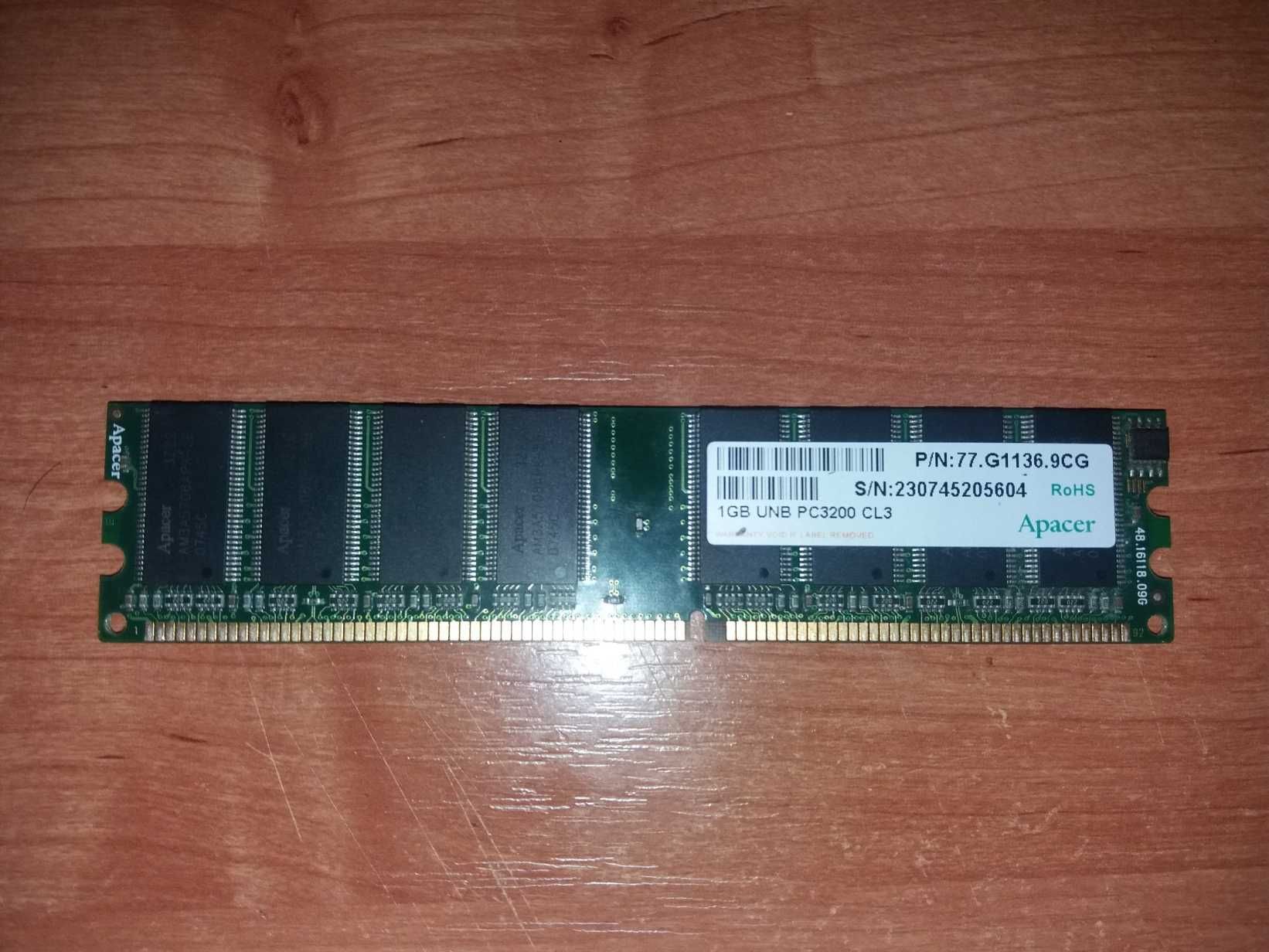 DDR 400(DDR 1), 2,25ГБ всього