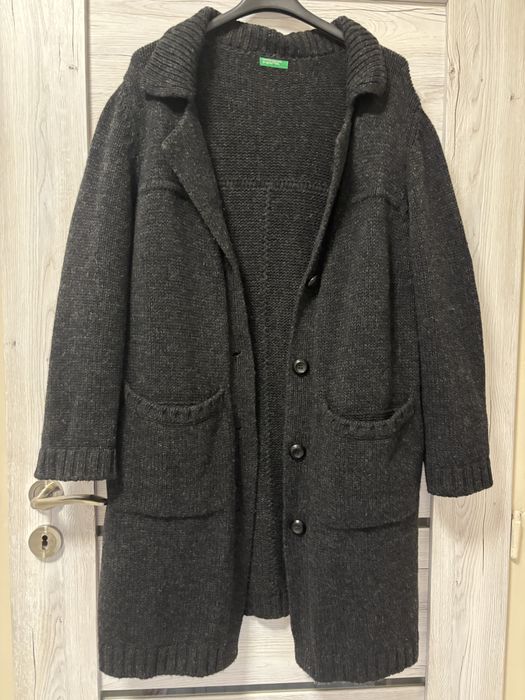 Sweter długi Benetton over size