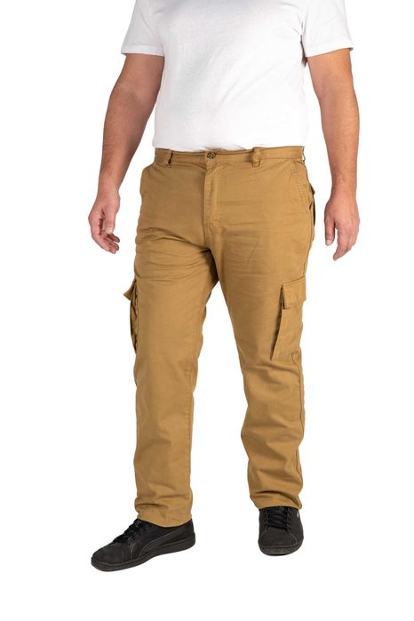 Calças "Cargo" em algodão de alta qualidade