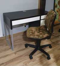 Biurko Ikea i krzesło komplet