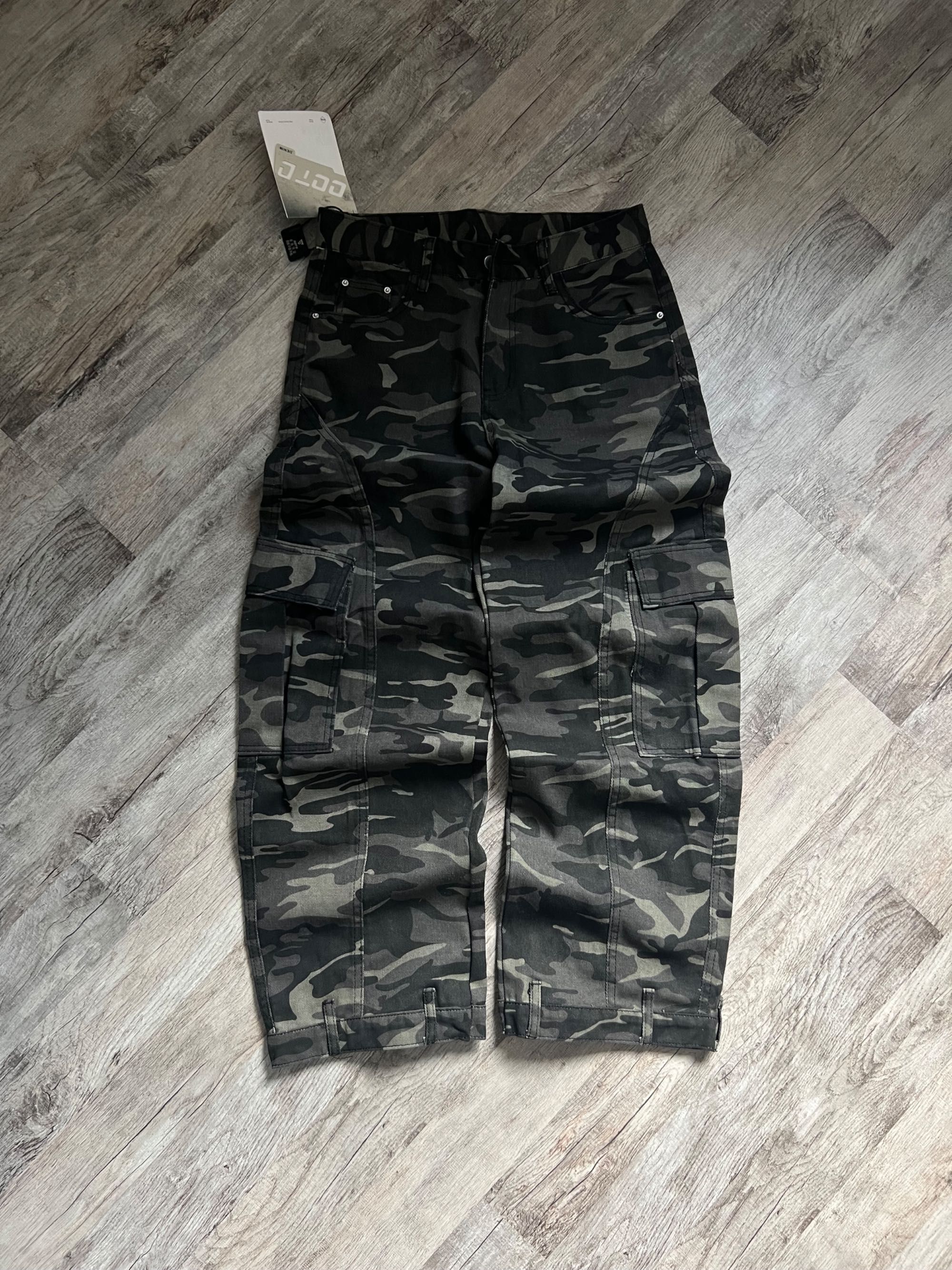Широкі Карго Штани Jaded London Baggy Камуфляж RealTree Skater SK8 Y2K