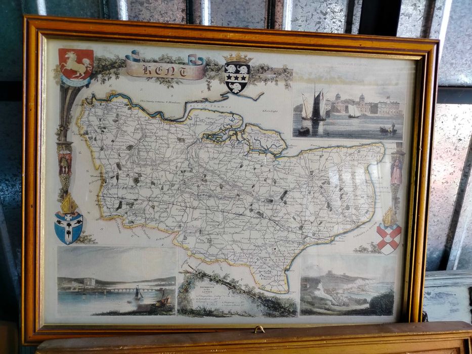 Mapa obraz fajna grafika na sciane